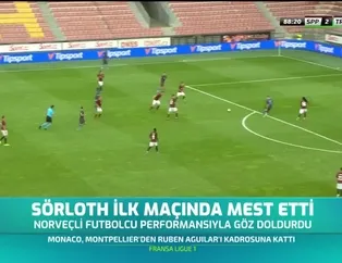 Sörloth ilk maçında mest etti