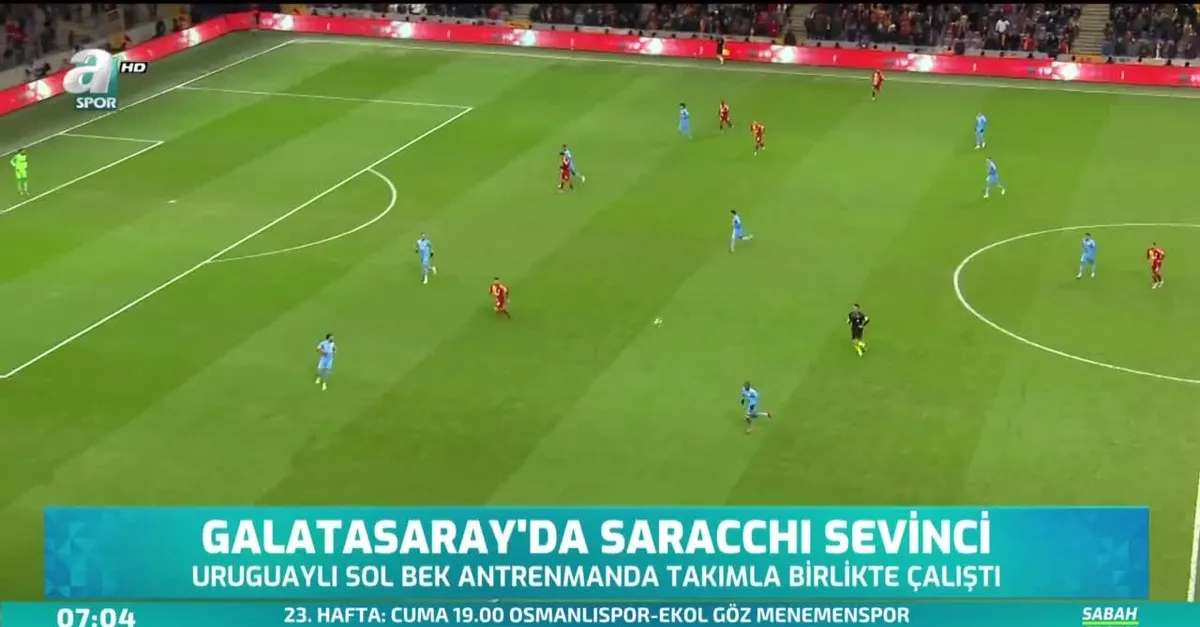 Galatasaray'da Saracchi sevinci