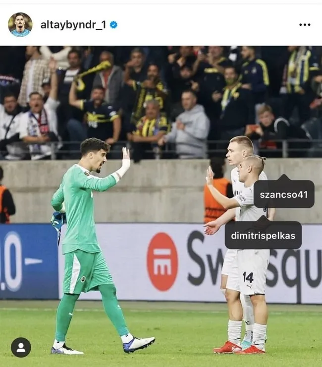 Son dakika spor haberi: Altay Bayındır'dan Atilla Szalai'ye 'duvar' göndermesi! - 1