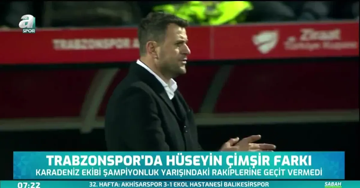 Trabzonspor'da Hüseyin Çimşir farkı