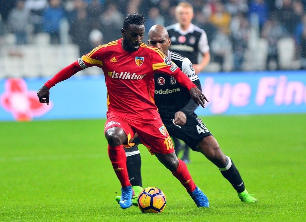 Beşiktaş-Kayserispor karşılaşmasından kareler