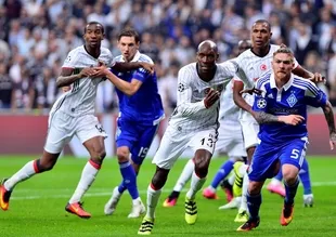 Dinamo Kiev, Beşiktaş'ın elinden zor kurtuldu