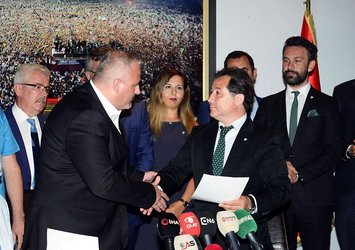 Bursaspor'da başkan Mestan mazbatasını aldı
