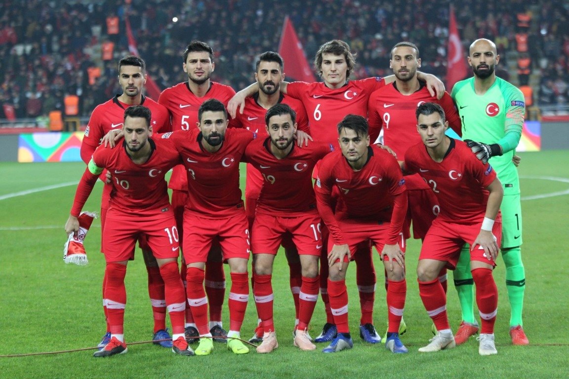 Türkiye İsveç maçından kareler