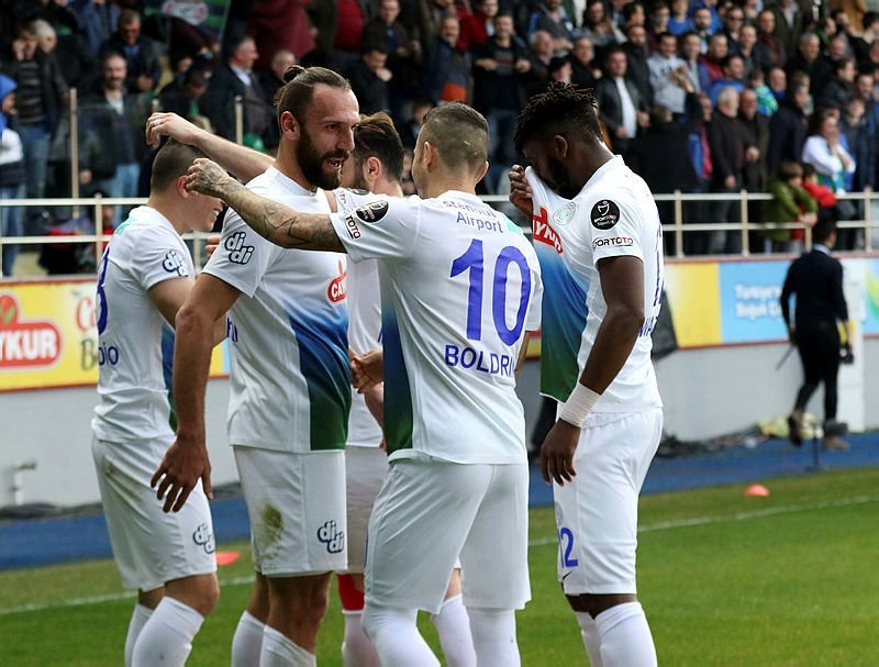 Çaykur Rizespor - Kayserispor maçından kareler...