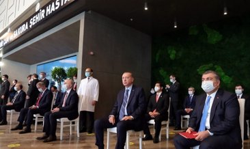 Başkan Erdoğan ve Japonya Başbakanı Abe açılışı yaptı!