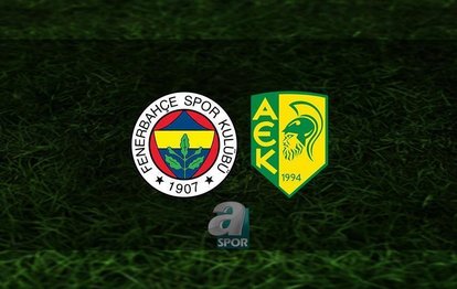 Fenerbahçe AEK Larnaca maçı - CANLI  📺 | Fenerbahçe - AEK Larnaca maçı hangi kanalda? FB - AEK maçı saat kaçta?