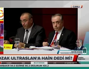 Hayri Kozak Ultraslan'a hain dedi mi?