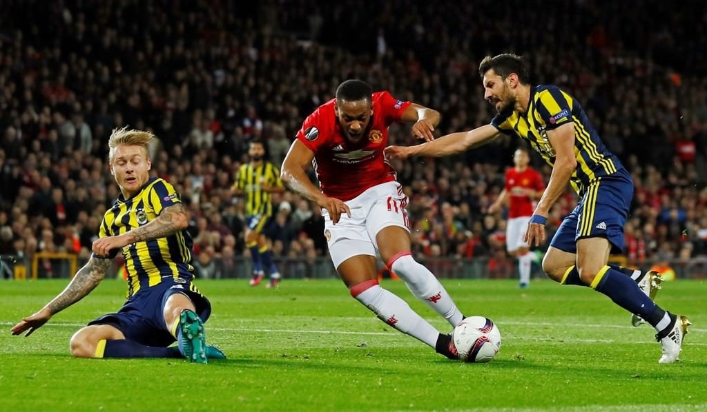 Manchester United - Fenerbahçe maçından kareler