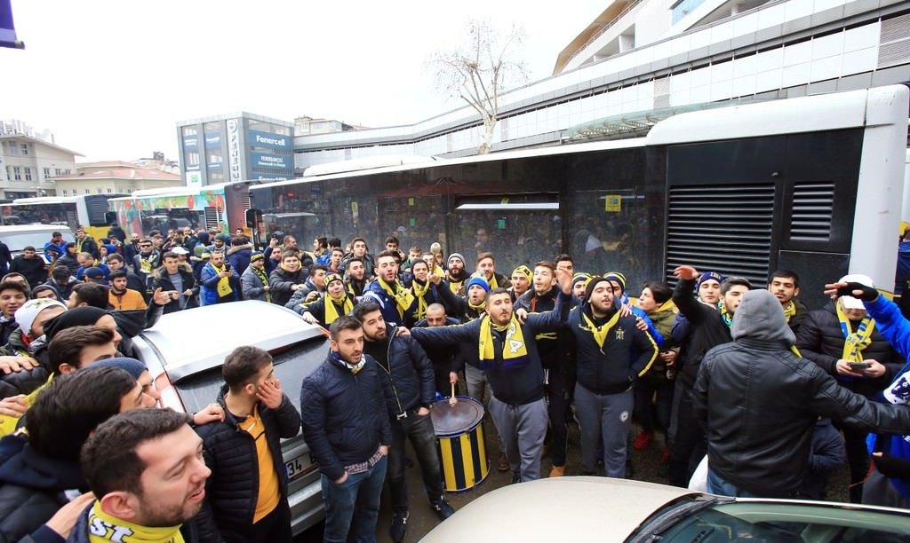 Fenerbahçe taraftarı Vodafone Arena’da