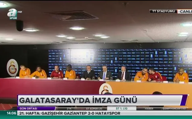 Galatasaray'da yeni transferler imzaladı