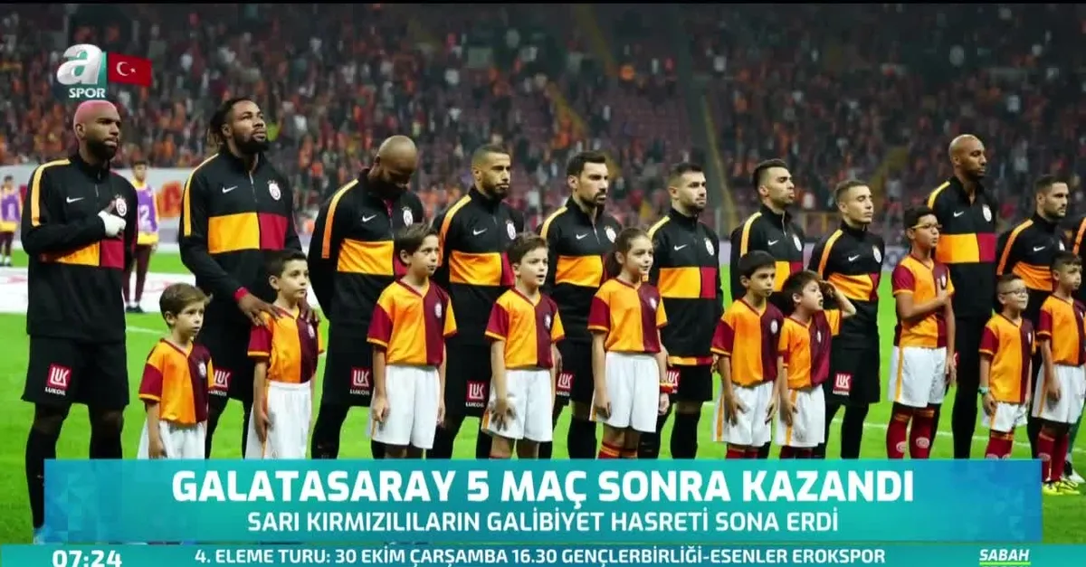 Galatasaray 5 maç sonra kazandı