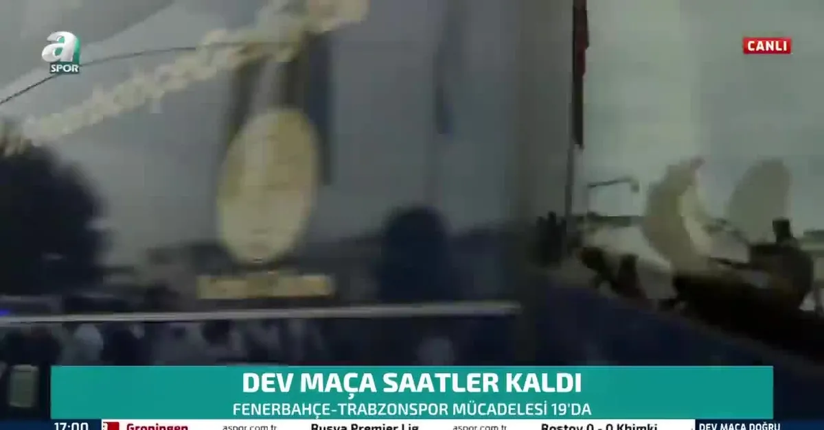 Fenerbahçe kafilesi stada hareket etti