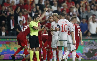 Türkiye Galler maçında kırmızı kart kararı!