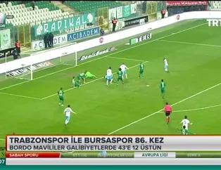 Trabzonspor ile Bursaspor 86. kez