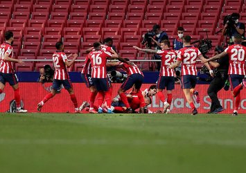 Atletico Madrid zirveyi bırakmadı!