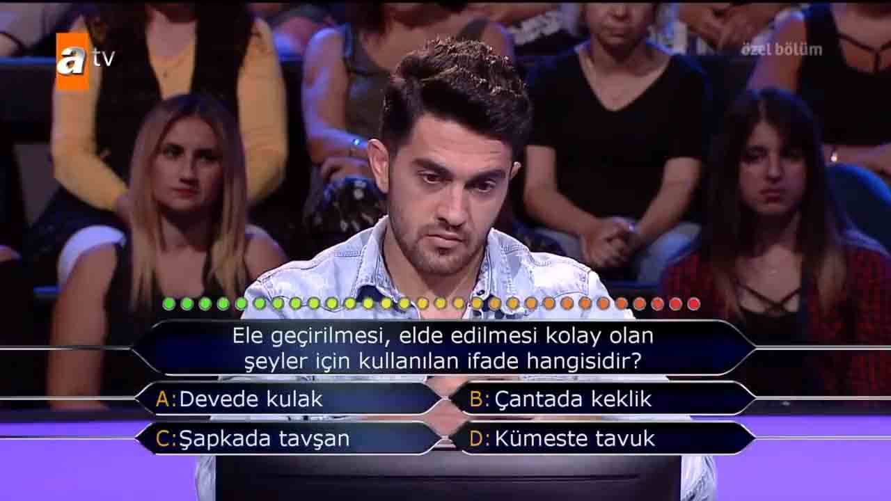 Kim Milyoner Olmak İster 12 Ocak özel bölümü soru ve cevapları