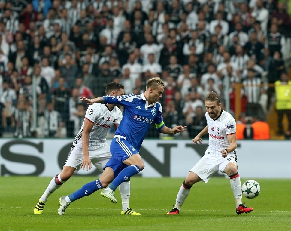 Beşiktaş- Dinamo Kiev maçından kareler