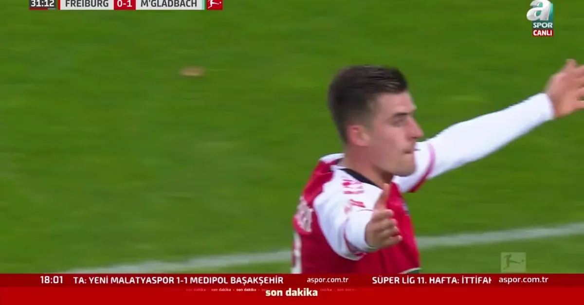 GOL | Freiburg 1-1 B. M'Gladbach