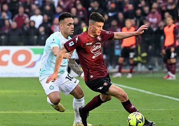 Inter Salernitana'ya takıldı!