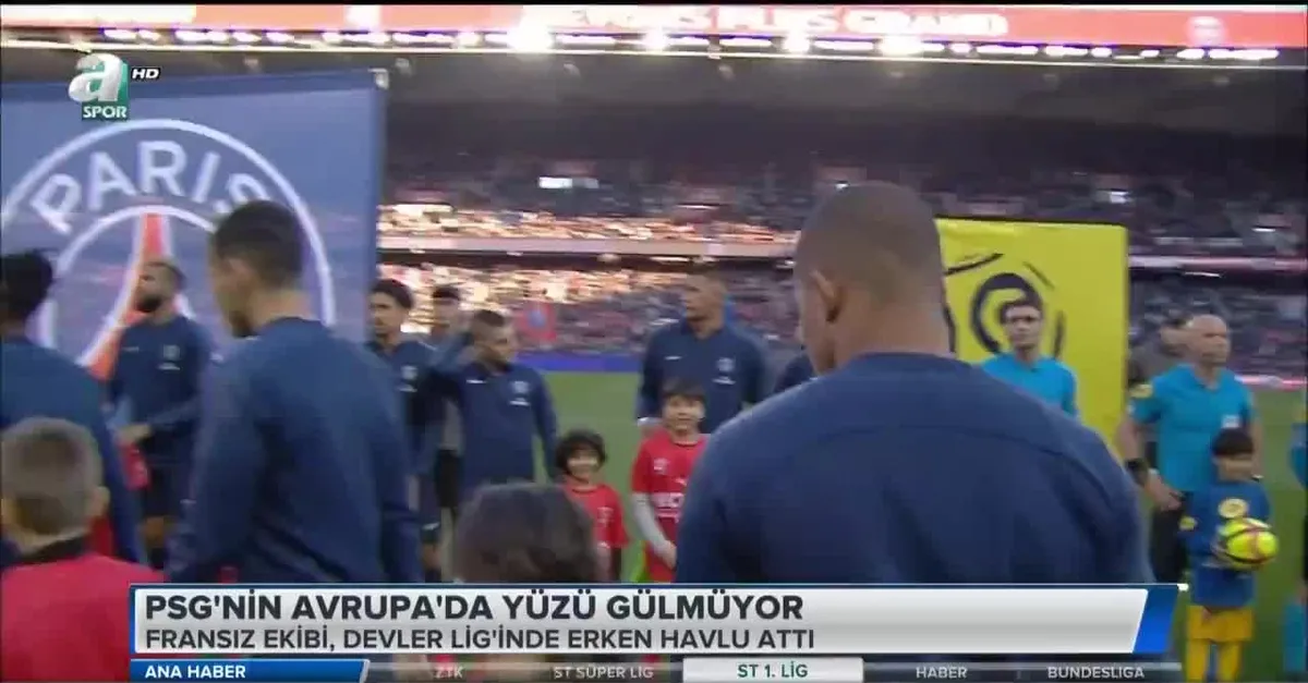 PSG'nin Avrupa'da yüzü gülmüyor