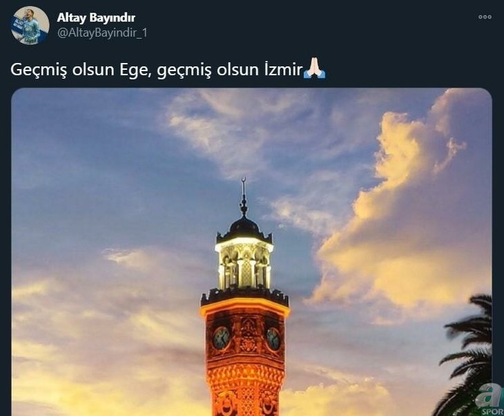 Spor Dunyasi Izmir Icin Tek Yurek Oldu Iste Deprem Mesajlari Sayfa 1 Diger 05 Subat 2021 Cuma