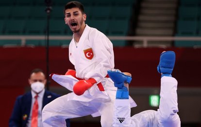 Son dakika spor haberi: 2020 Tokyo Olimpiyatları’nda mücadele eden milli karatecimiz Eray Şamdan yarı finalde!