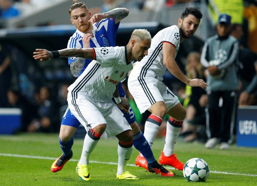 Beşiktaş- Dinamo Kiev maçından kareler