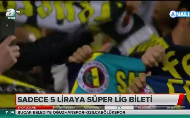 Sadece 5 liraya Süper Lig bileti
