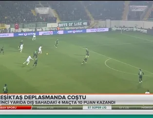 Beşiktaş deplasmanda coştu