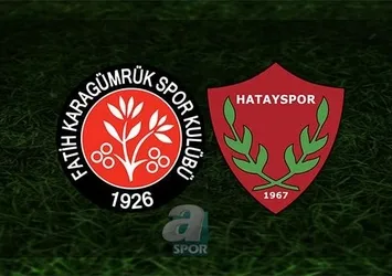 Karagümrük - Hatayspor | CANLI