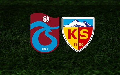 Son dakika: Trabzonspor’un Kayserispor maçının 11’leri belli oldu