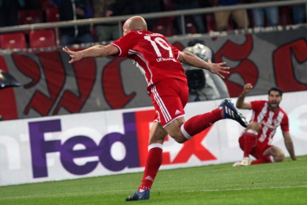 Olympiakos - Beşiktaş maçından kareler