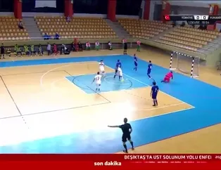 İşte Futsal Milli Takımı'nın ilk golü