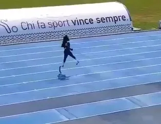 Paralimpik atletten inanılmaz başarı