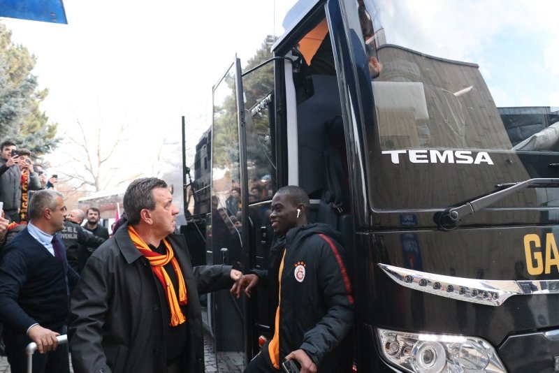 Bolu’da Galatasaray izdihamı yaşandı