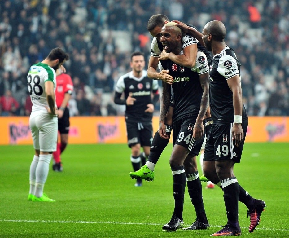 Beşiktaş-Akhisar Belediyespor karşılaşmasından kareler