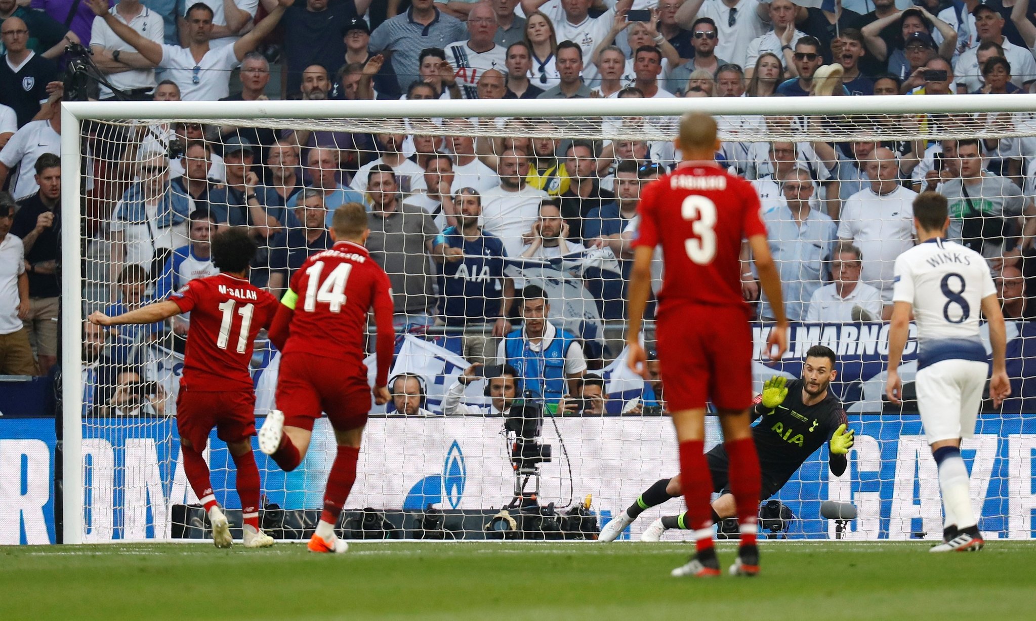 Tottenham Liverpool maçından kareler
