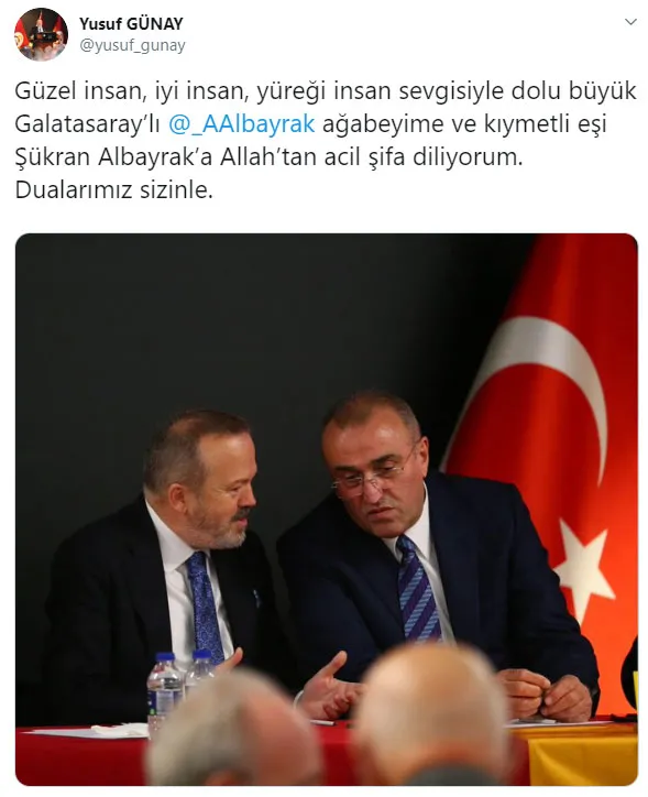 Son dakika! Galatasaray'da Yusuf Günay'dan Abdurrahim Albayrak paylaşımı! - 2