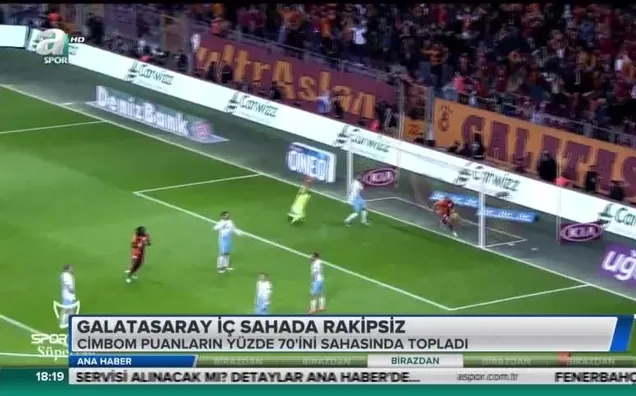 Galatasaray iç sahada rakipsiz!