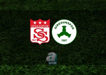 Sivasspor - Giresunspor canlı izle!