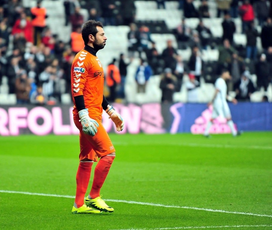 Beşiktaş-Atiker Konyaspor karşılaşmasından kareler