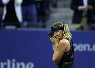 Sharapova'nın gözyaşları