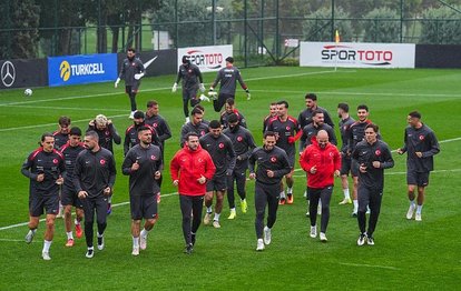 A Milli Futbol Takımı Galler maçının hazırlıklarını tamamladı!