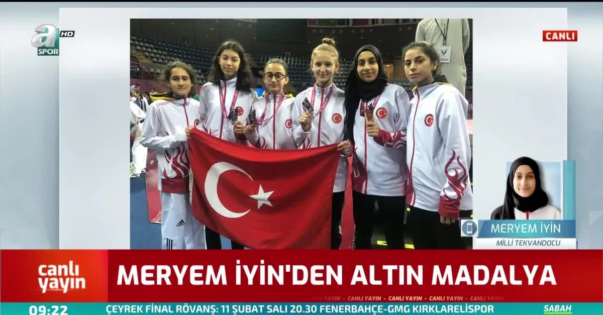 Meryem İyin'den altın madalya
