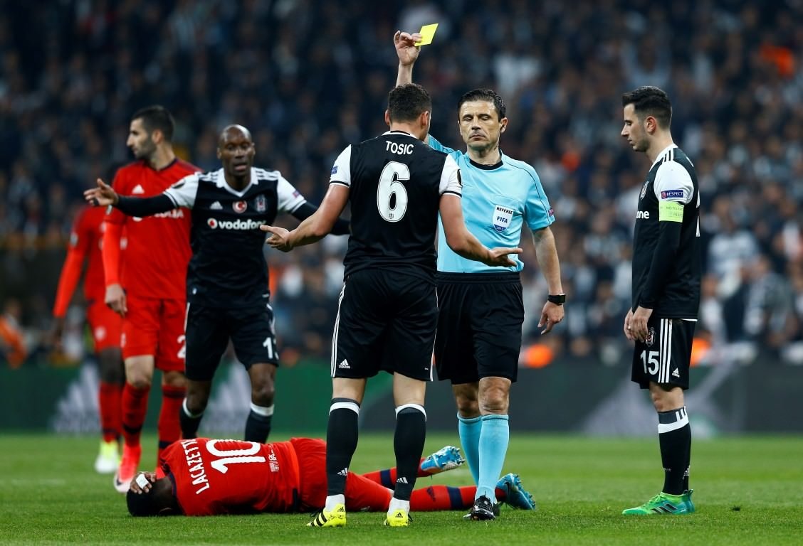 Beşiktaş - O.Lyon maçından kareler