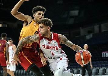 A Milli Erkek Basketbol Takımı, Galatasaray'ı mağlup etti