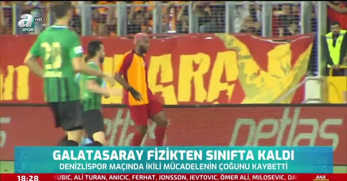 Galatasaray fizikten sınıfta kaldı