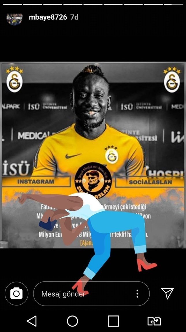 Diagne’den arka arkaya Galatasaray paylaşımları!
