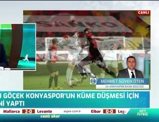 Konyaspor'dan Hüseyin Göçek'e tepki